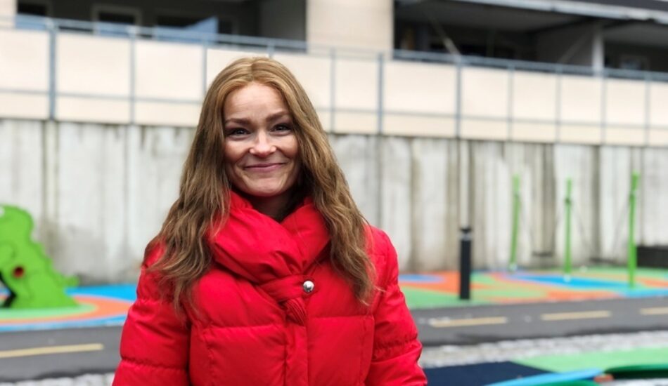 STOR ENDRING:- Noen av de som flytter, sier at de savner fellesskapet i Skytterdalen. Flere ønsker å få leilighet her, fordi de har hørt av andre at det er et bra sted å bo sier Andrea Rivrud Kornfeld, rådgiver for kommunalsjef for helse og sosial i Bærum kommune.